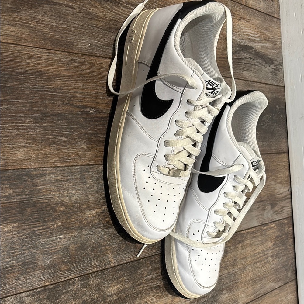 Nike Air White and Black Sneakers